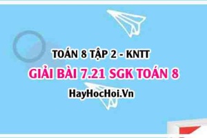 Bài 7.21 SGK Toán 8 Tập 2 Kết nối tri thức